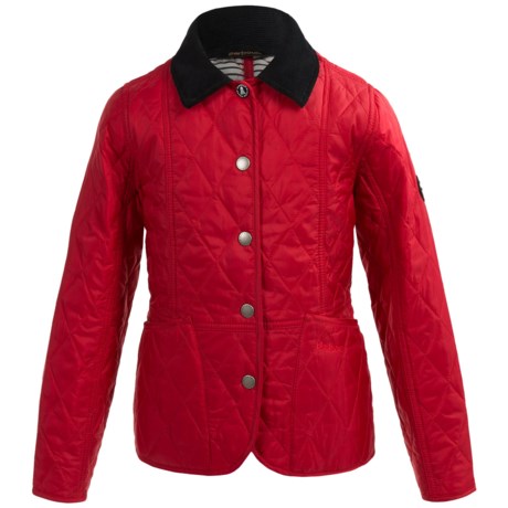 62%OFF 女の子の冬のジャケット バーバークローマーダイヤモンドキルティングジャケット（女の子用） Barbour Cromer Diamond Quilted Jacket (For Girls)
